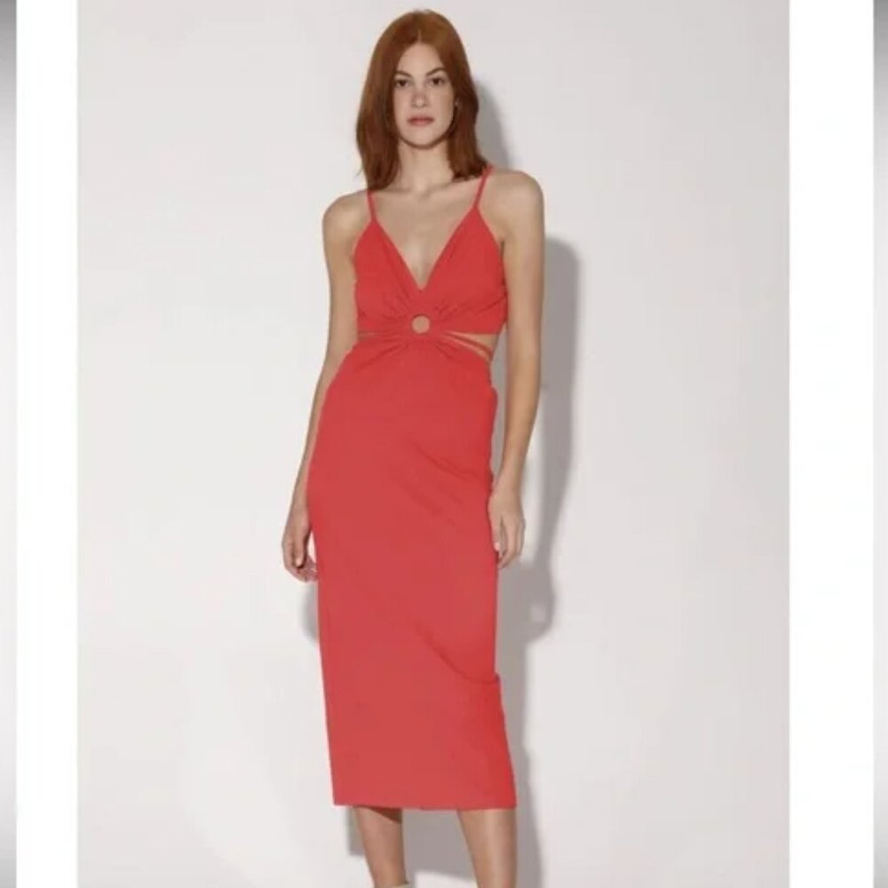 Walter Baker Rivka Halter Cutout Dress